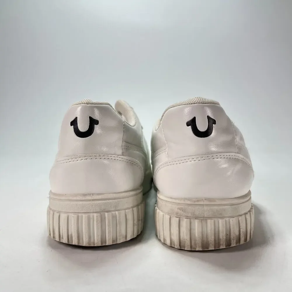 True Religion Stashaus White Low Top Casual Lifestyle Sneakers Women's Size 8